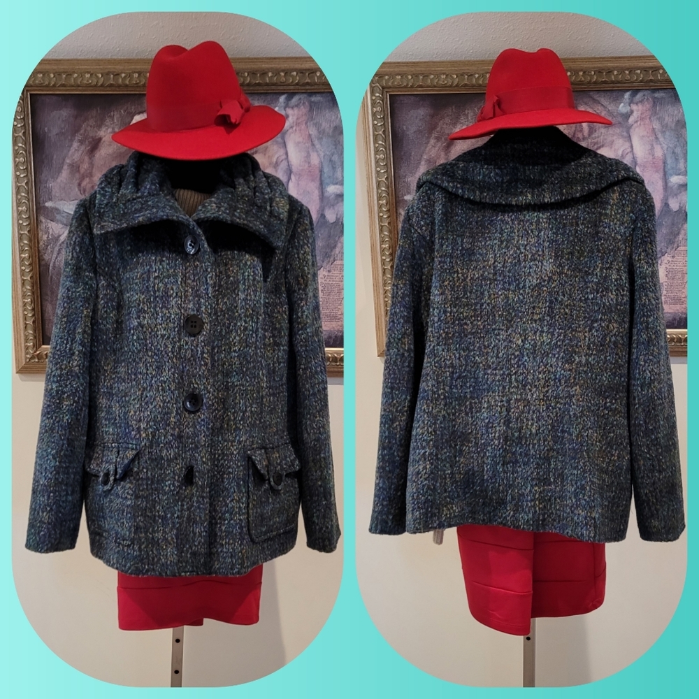 🎈Gorgeous Tribal wool blend coat